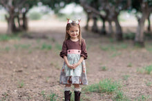 The Beatrice Knit/Woven Apron Dress (Discontinued)