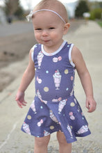 Retro Kitties - Grey Milkshakes