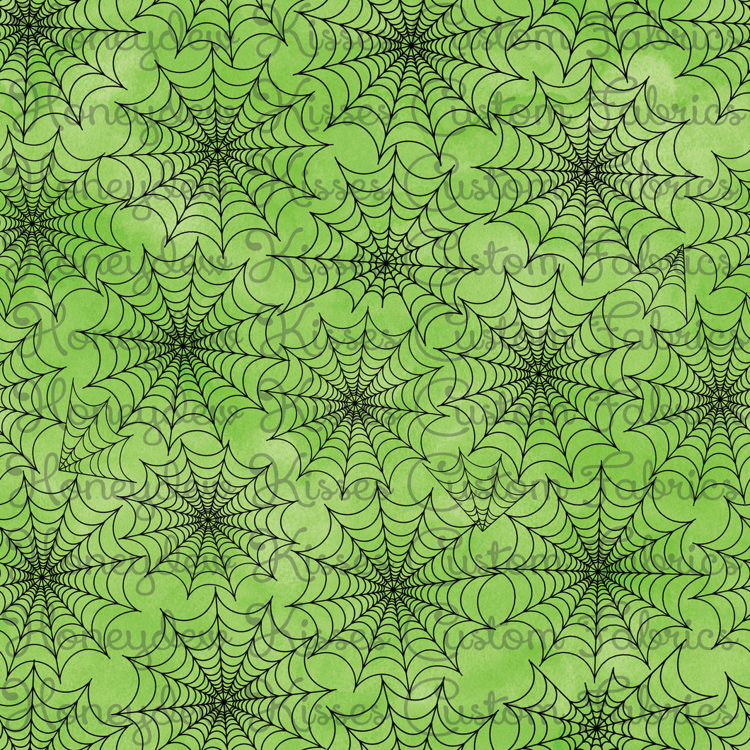 100% Witchy Webs - Green
