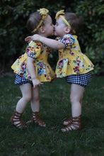 The Black Cherry Romper & Peplum Set (Discontinued)