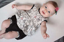 The Black Cherry Romper & Peplum Set (Discontinued)