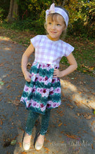 Purple Geo - Emerald Floral