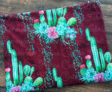 Coral Cacti - Cactus Garden Burgundy