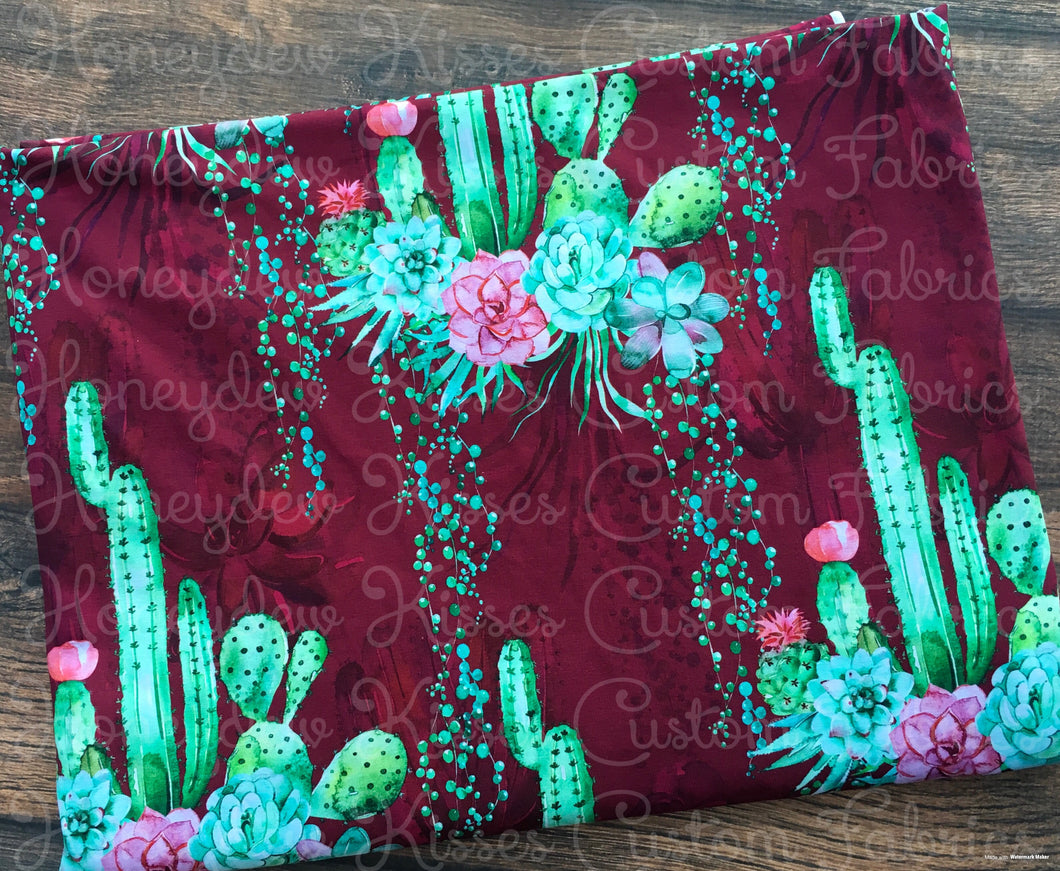 Coral Cacti - Cactus Garden Burgundy