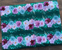 Purple Geo - Emerald Floral