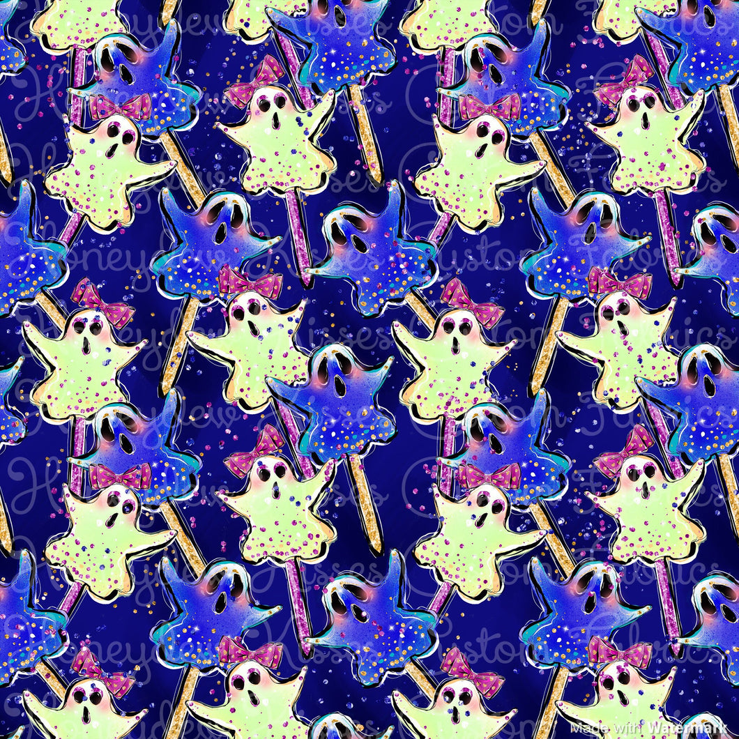 Ghost Pops Halloween Fabric