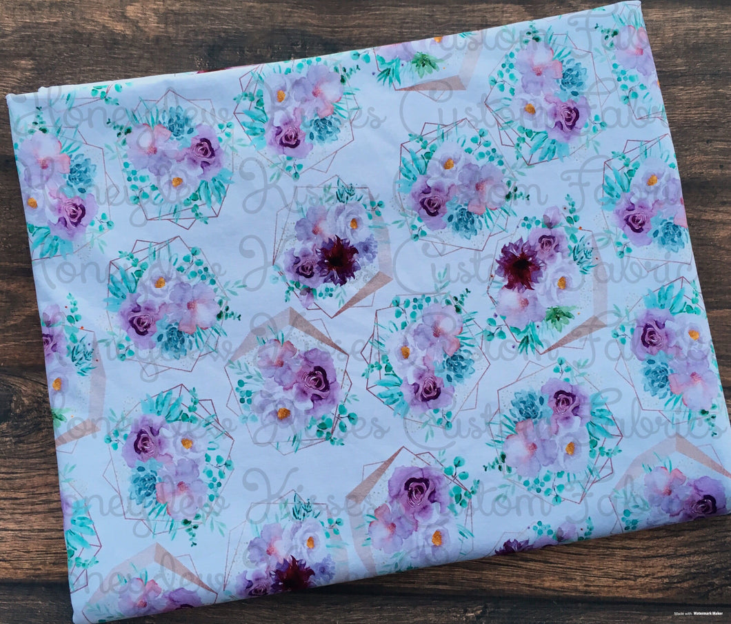 Purple Geo - Geo Floral