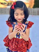 The Black Cherry Romper & Peplum Set (Discontinued)