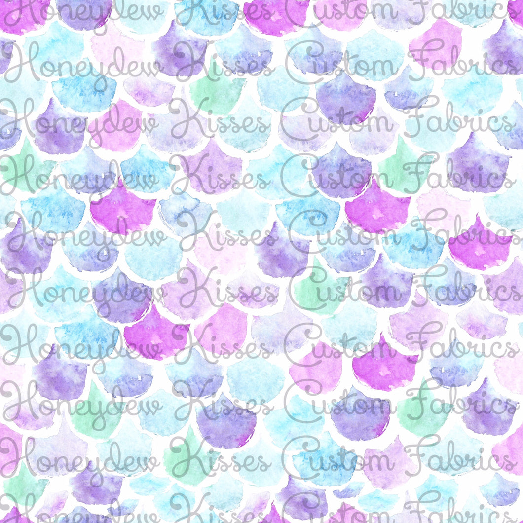 Dainty Dolls Coordinate - Mermaid Scales