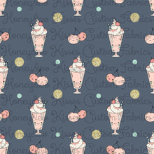 Retro Kitties - Grey Milkshakes