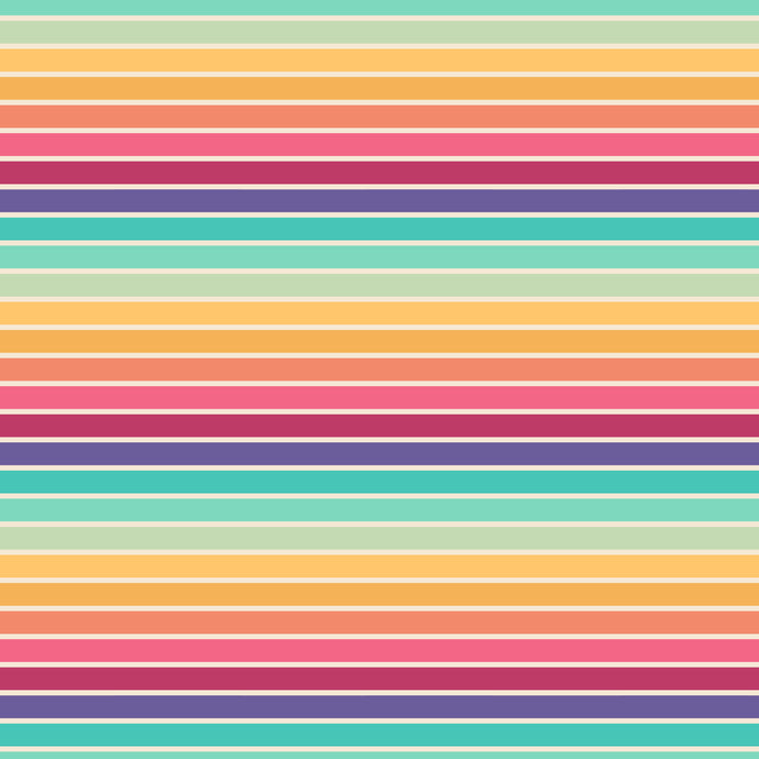 Vintage Rainbows - Stripes
